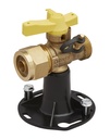 ROBINET E1 PE20 M.JSC15 1/4 T.SOCLE ET VIS DE CONDAMN PRISE ESS. NF078 ROE121 8403036 §