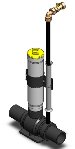 VANNE DECOMPRESSION PE 63 MONO-PURGE 32 EQUIPEE 8403720