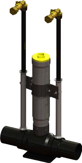 VANNE DECOMPRESSION PE125 BI-PURGES 32 EQUIPEE 8403720