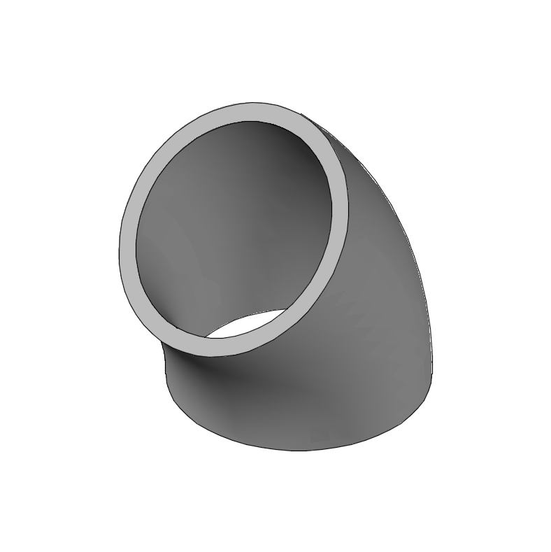 COURBE ACIER A SOUDER DN80 Ø88,9X4,0 45° CICM NF EN 10253-2 MRAC814 7730806 §