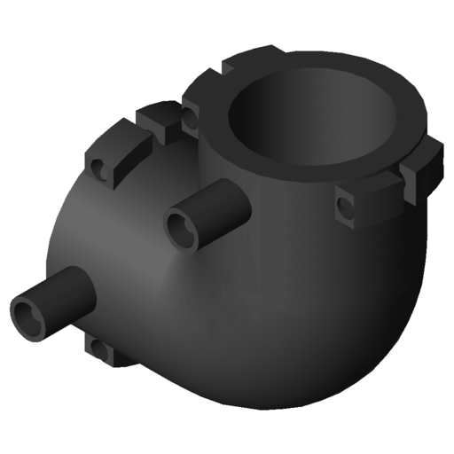 COUDE 90° MONOBLOC D40 F/F NF136 - 8022243 CF040090 §