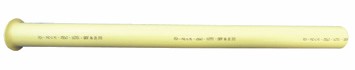 FOURREAU DROIT JAUNE PVC POUR TUBE PE D20/32 8620372 FOUD1525