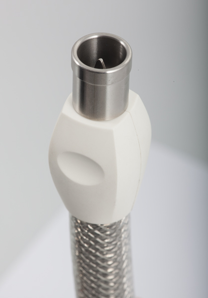 FLEXIBLE 2M EN ACIER INOX NF 36-133 POUR PRISE GAZ DE SECURITE PGS