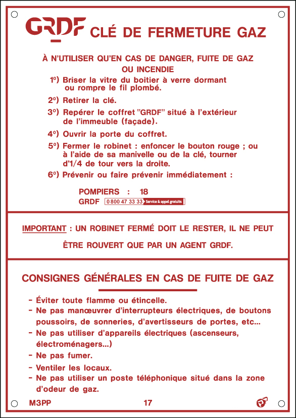 PLAQUE CONSIGNE M3PP POUR BOITE A CLE 8642104 ETI002