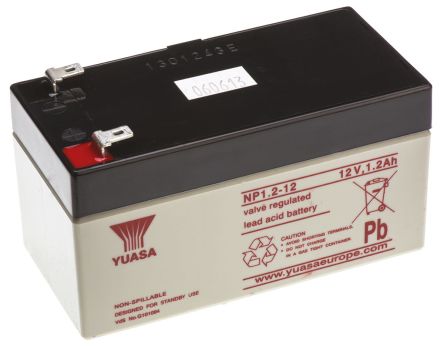BATTERIE SECOURS PLOMB 12V 1,3 AH POUR CENTRALE CE408 CE408P