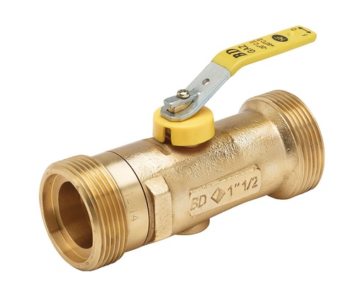 [BAN42013020] ROBINET D ARRET CAL20 500MB M/M JPG 1'' RAC20/27 POIGNEE NF NF078 ROC061