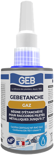 [GEB2114605] RESINE D'ETANCHEITE ANAEROBIE  POUR RACCORD FILETE GAZ NF540 75ML